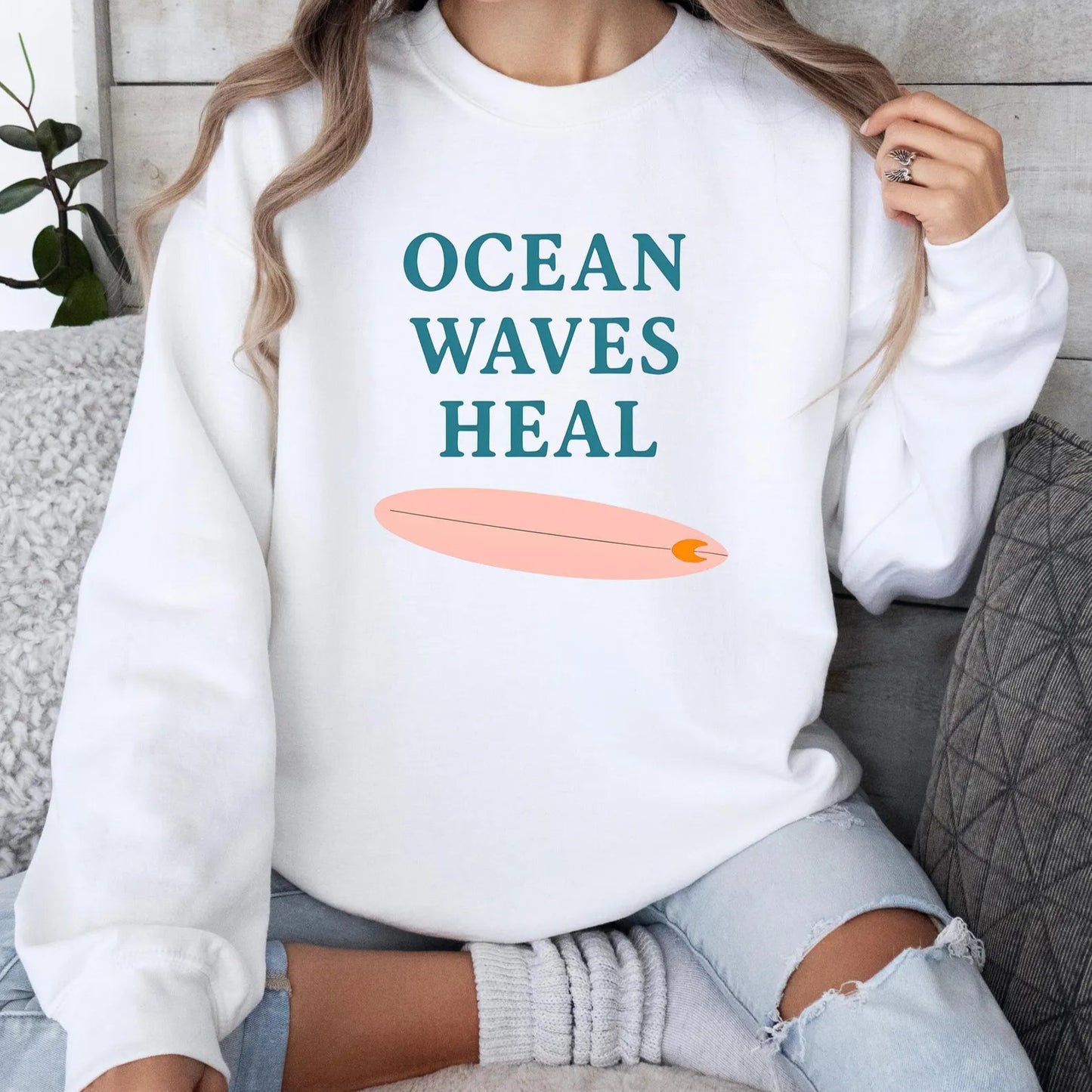 Ocean Waves Sweater