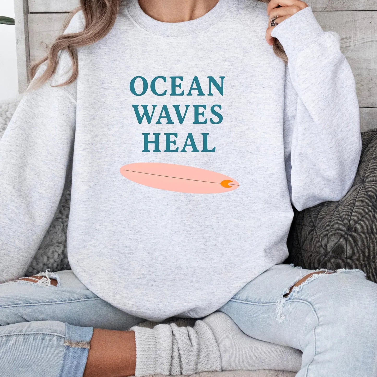 Ocean Waves Sweater