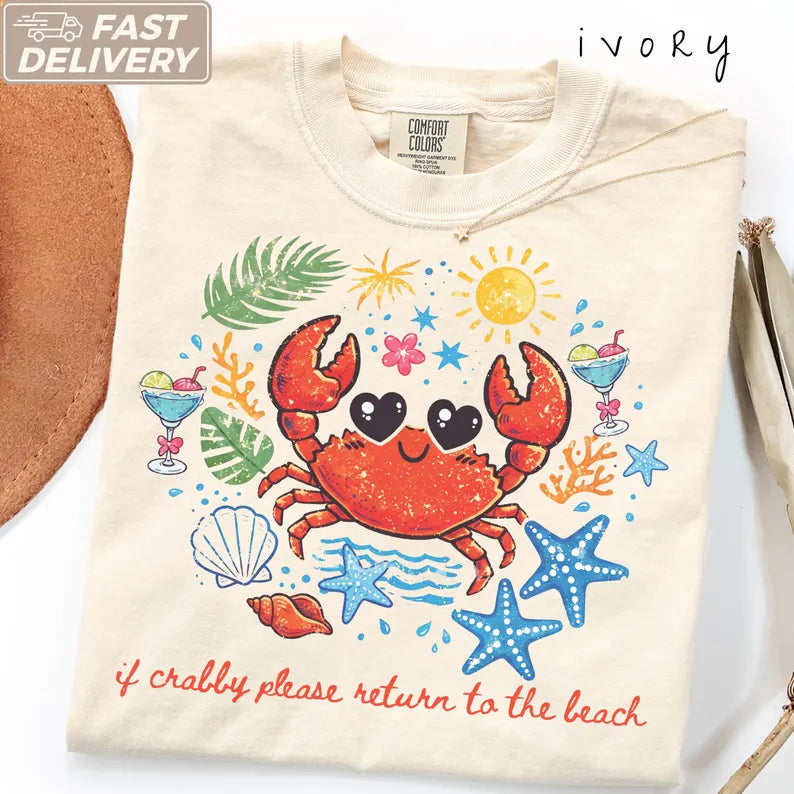 Funny Crab Graphic Shirt