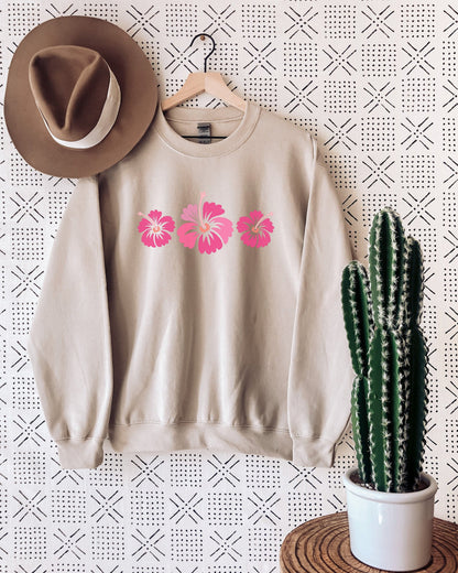 Hibiscus Flower Sweater V2