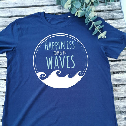 Happiness Comes In Waves Tee