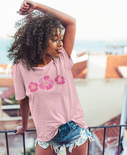 Hibiscus Flower Tee V4