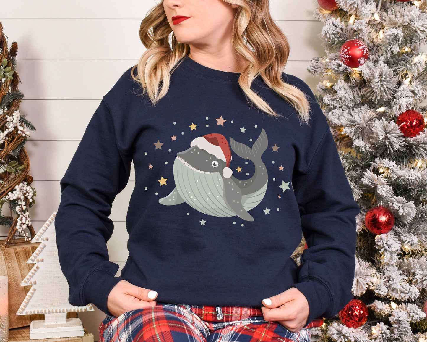 Whale Christmas Sweater