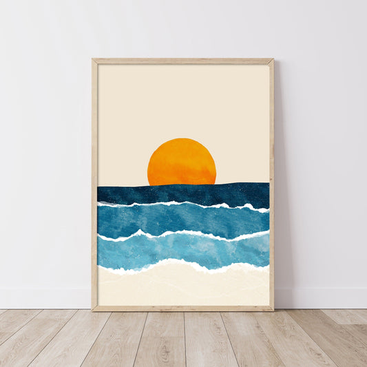 Ocean Waves Print