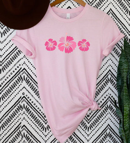 Hibiscus Flower Tee V4