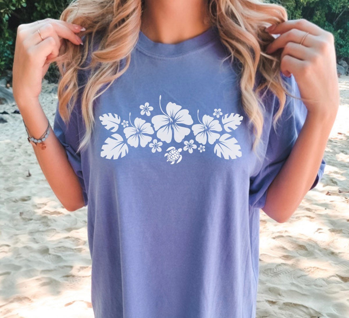 Hibiscus Flower Tee V2
