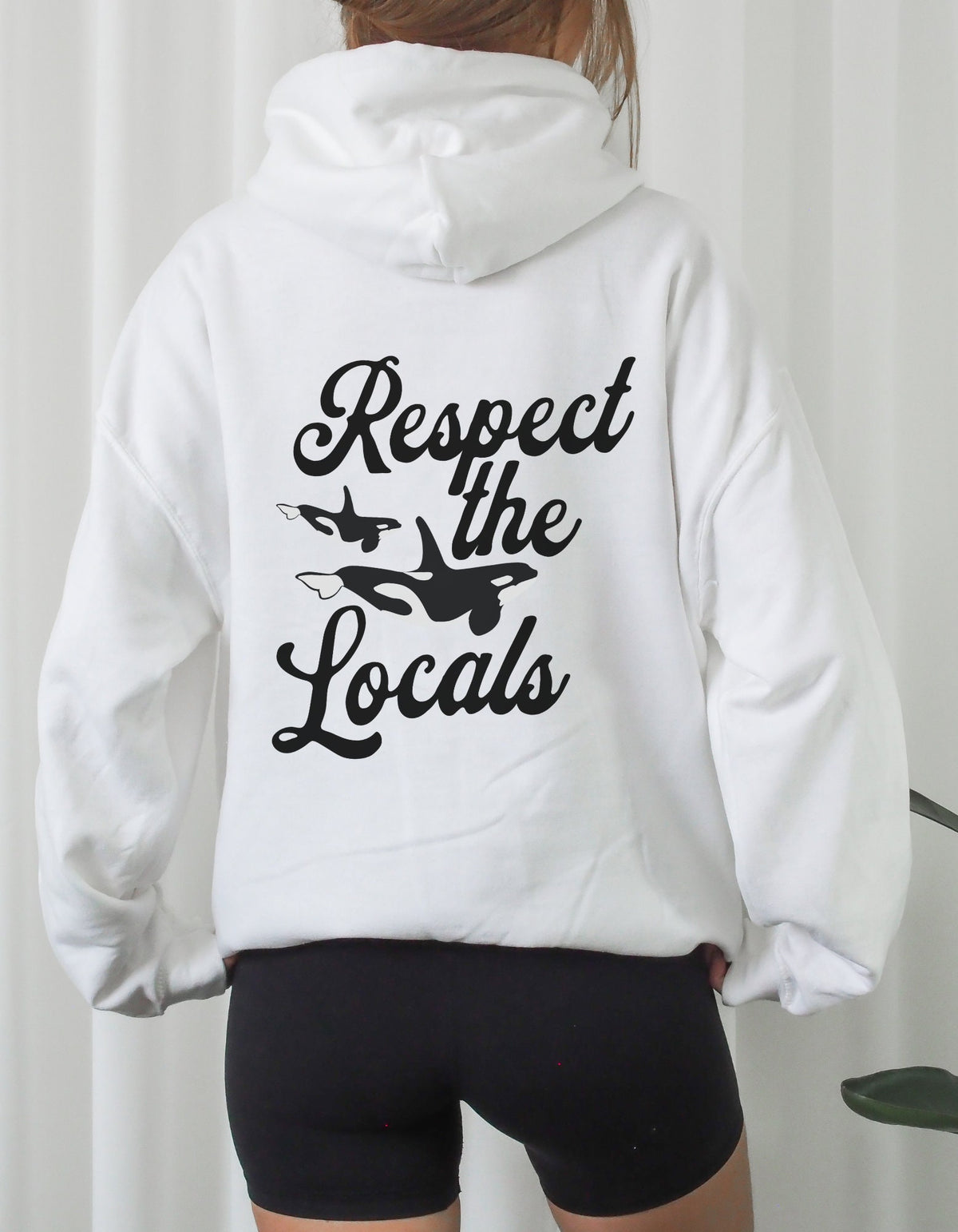 Respect The Locals Whale Hoodie V6