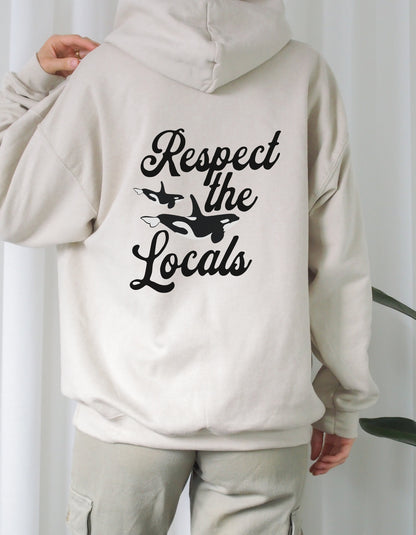 Respect The Locals Whale Hoodie V6