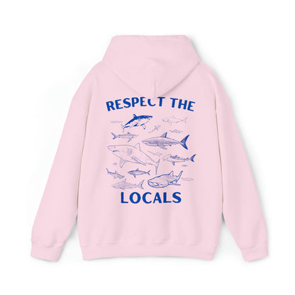 The Respect The Locals Shark Hoodie V12