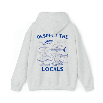 The Respect The Locals Shark Hoodie V12