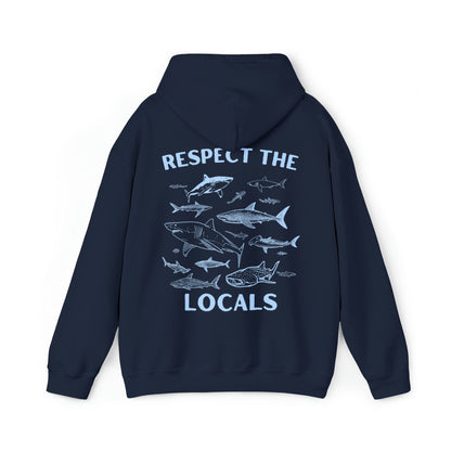 The Respect The Locals Shark Hoodie V12