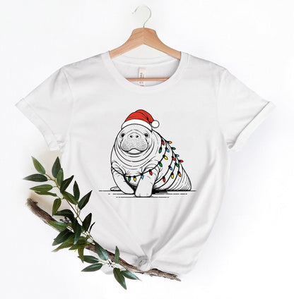Santa Manatee T-Shirt