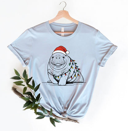 Santa Manatee T-Shirt