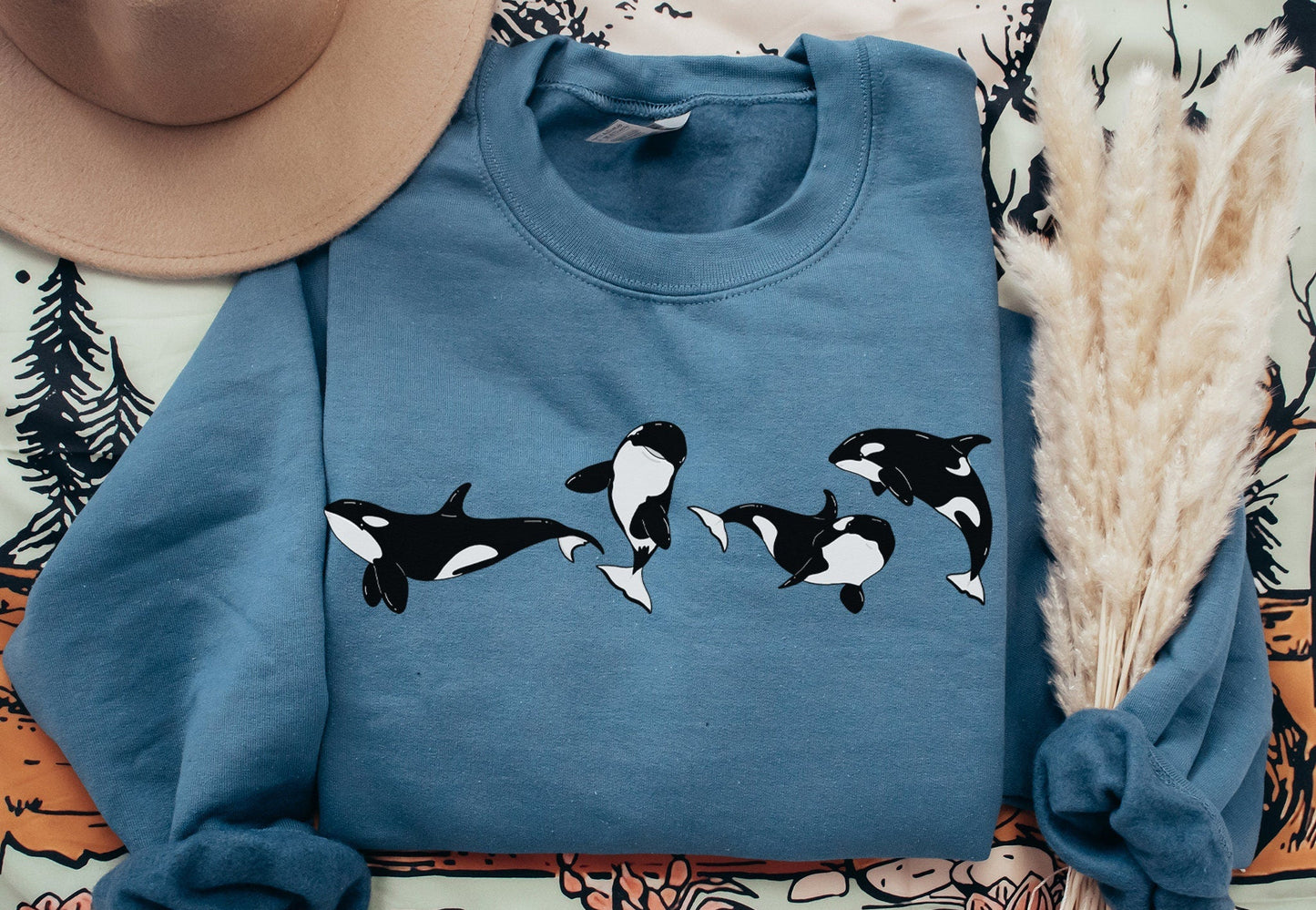 Orca Whale Sweatshirt V2