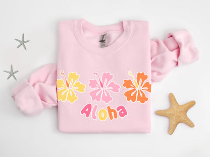 Aloha Flower Sweater
