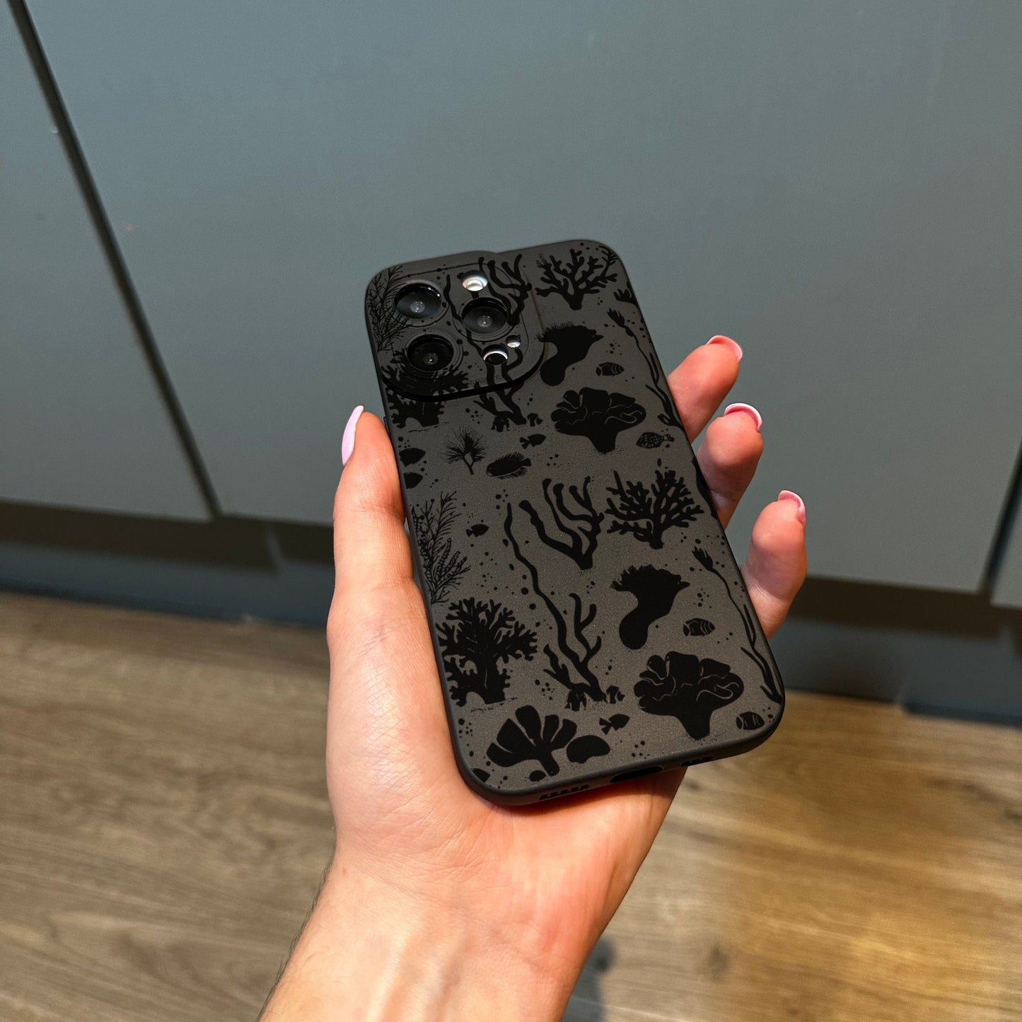 Sea Coral Black Case
