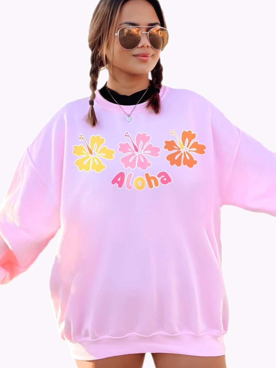 Aloha Flower Sweater