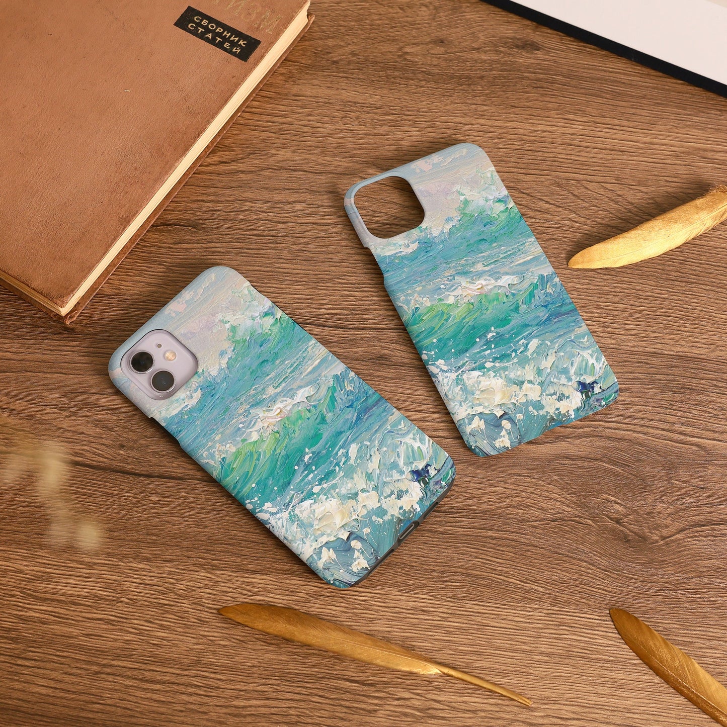 Sea Wave Oil Painting Case