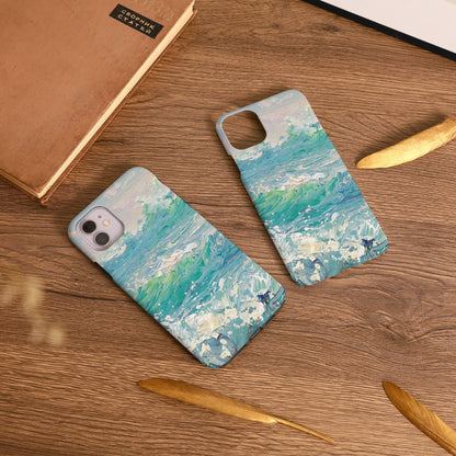 Sea Wave Oil Painting Case