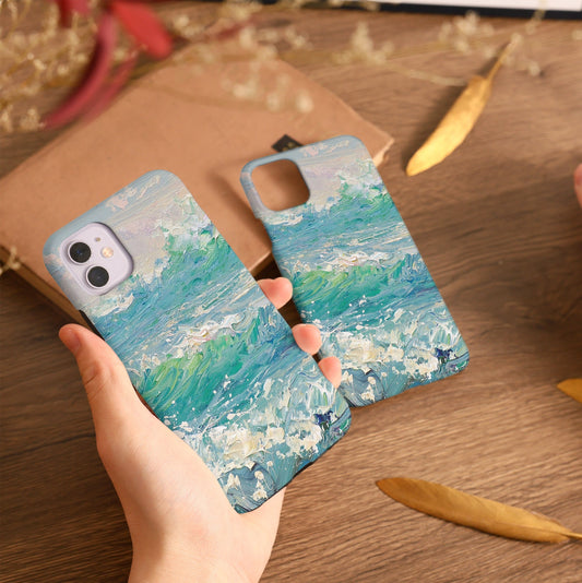 Sea Wave Oil Painting Case