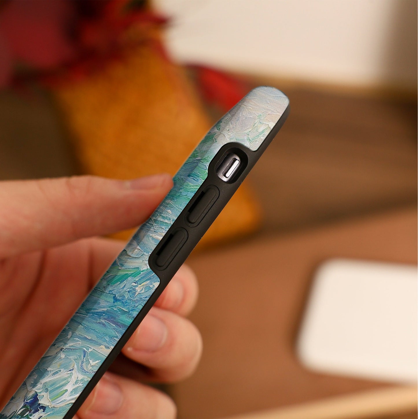 Sea Wave Oil Painting Case