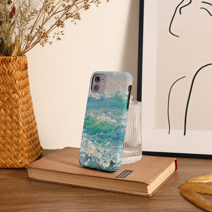 Sea Wave Oil Painting Case
