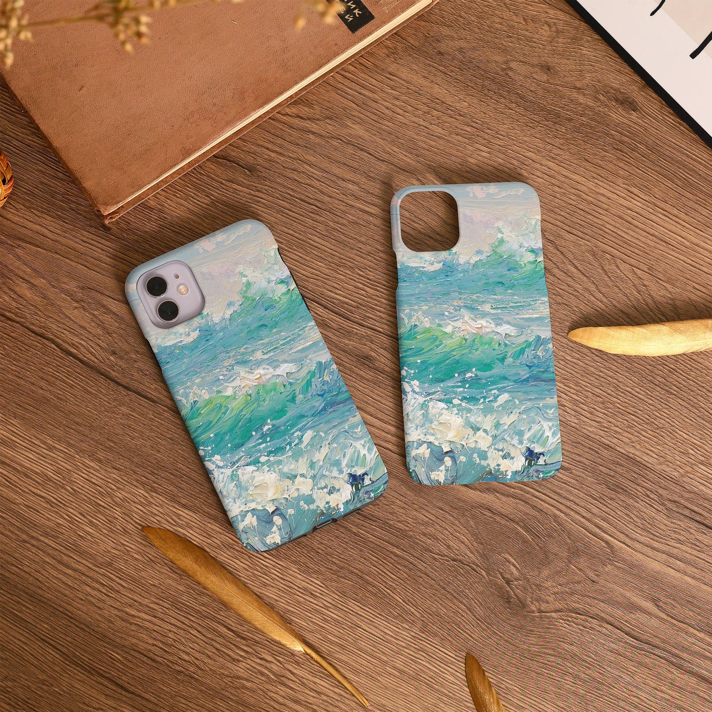 Sea Wave Oil Painting Case