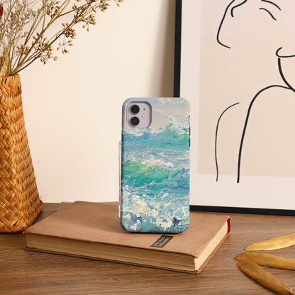 Sea Wave Oil Painting Case