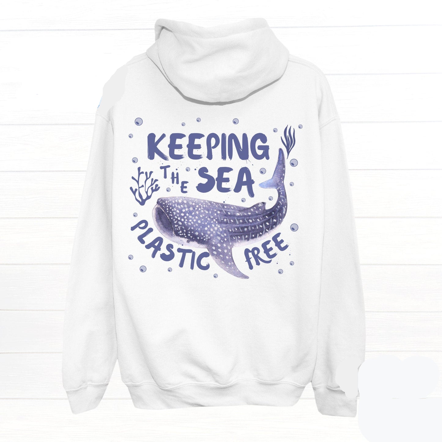 Plastic Free Whale Shark Hoodie