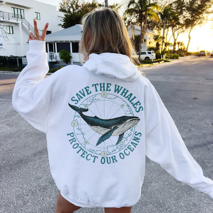 Save The Whales Hoodie V8