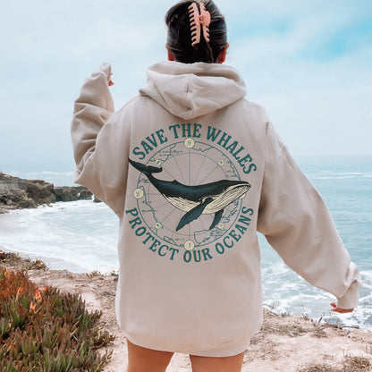 Save The Whales Hoodie V8