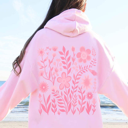 Ocean Flower Hoodie