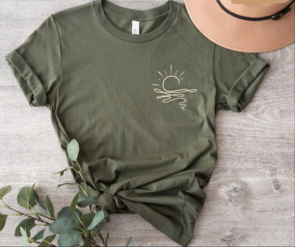 Boho Ocean Sun Tee