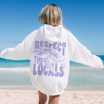 Respect The Locals Turtle Hoodie V2