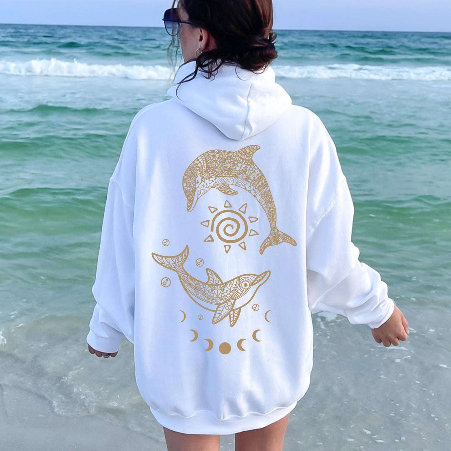 Celestial Dolphin Hoodie