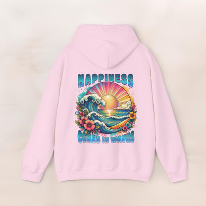 Happiness Comes In Waves Hoodie V6