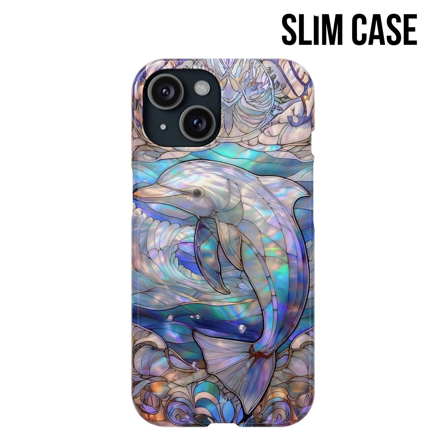 Stained Glass Dolphin Case