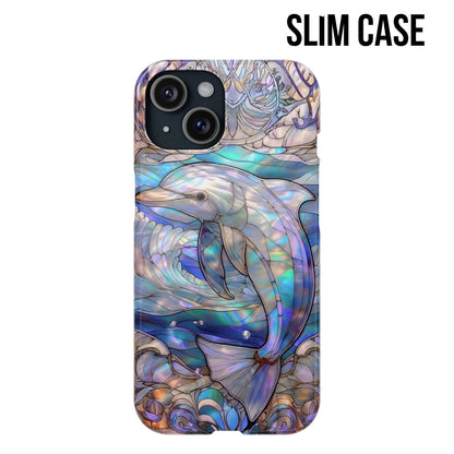 Stained Glass Dolphin Case