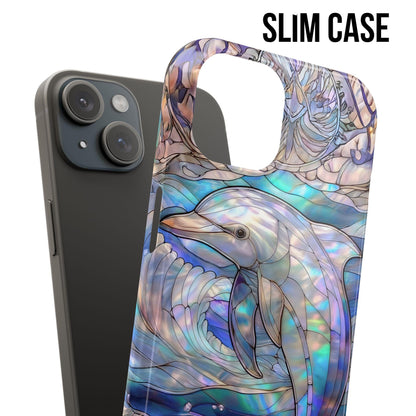 Stained Glass Dolphin Case