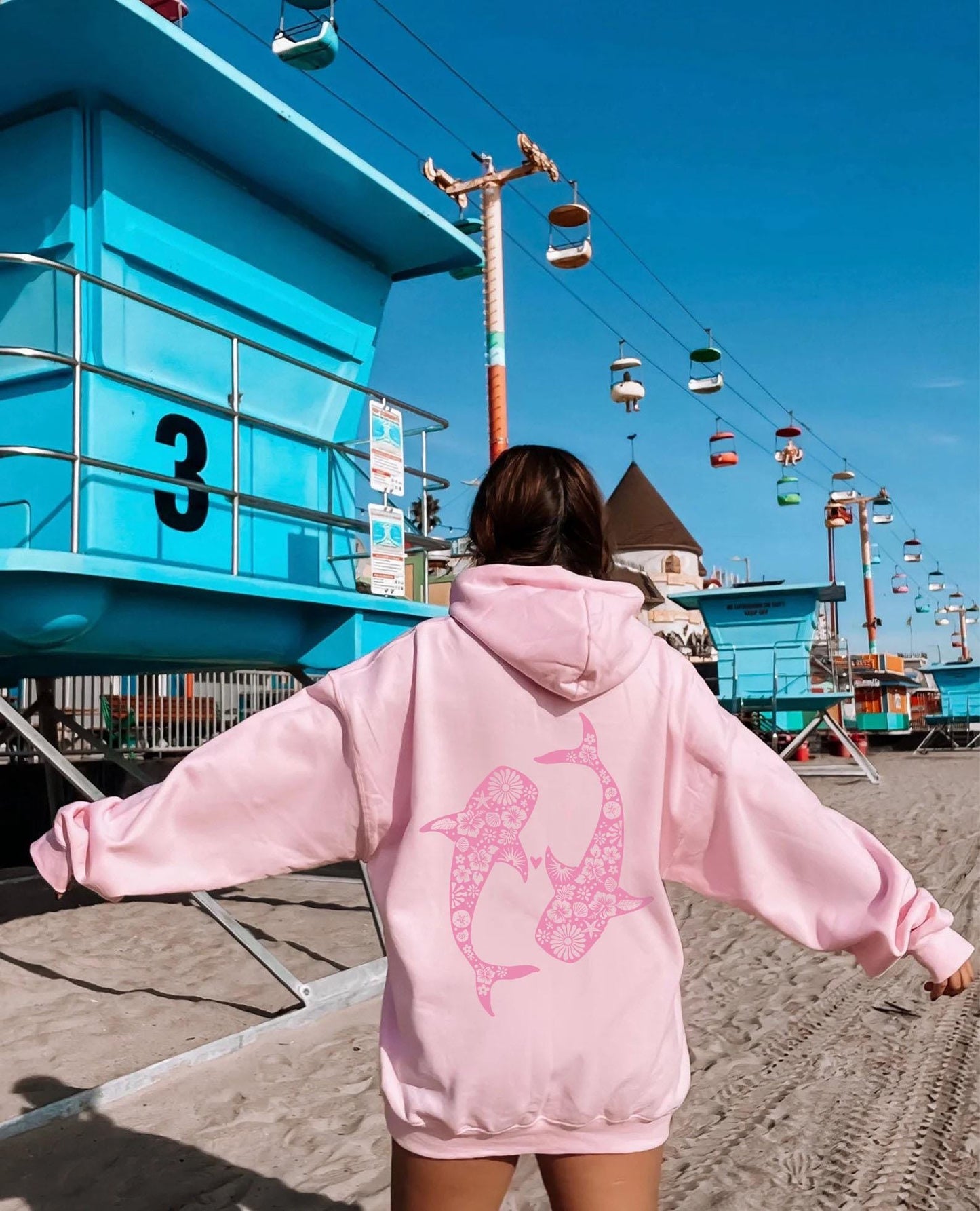 Whale Shark Ocean Beach Hoodie