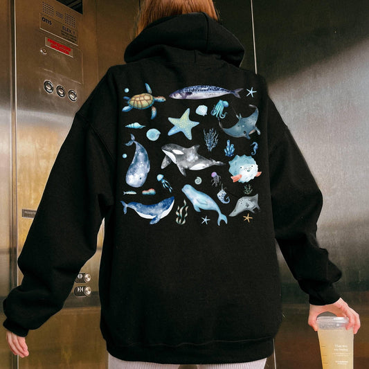 Sea Animal Hoodie V2