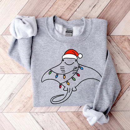 Christmas Manta Ray Sweater