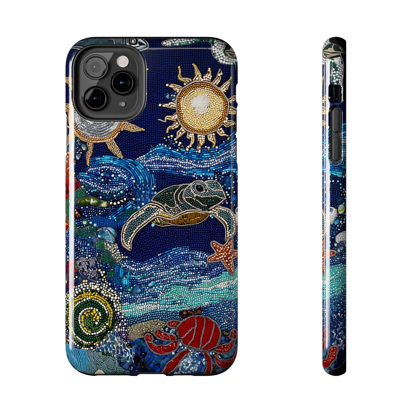 Vintage Ocean Turtle Case