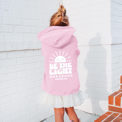 Kids Christian Hoodie Be The Light