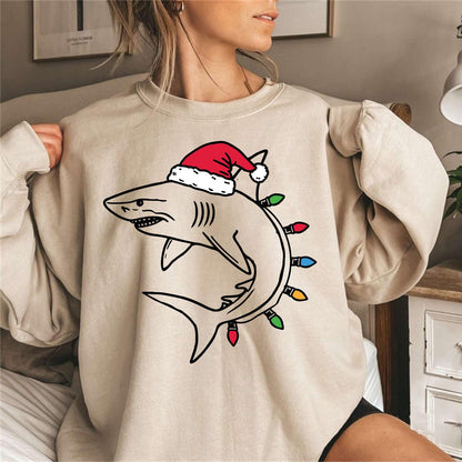 Christmas Shark Sweater V4