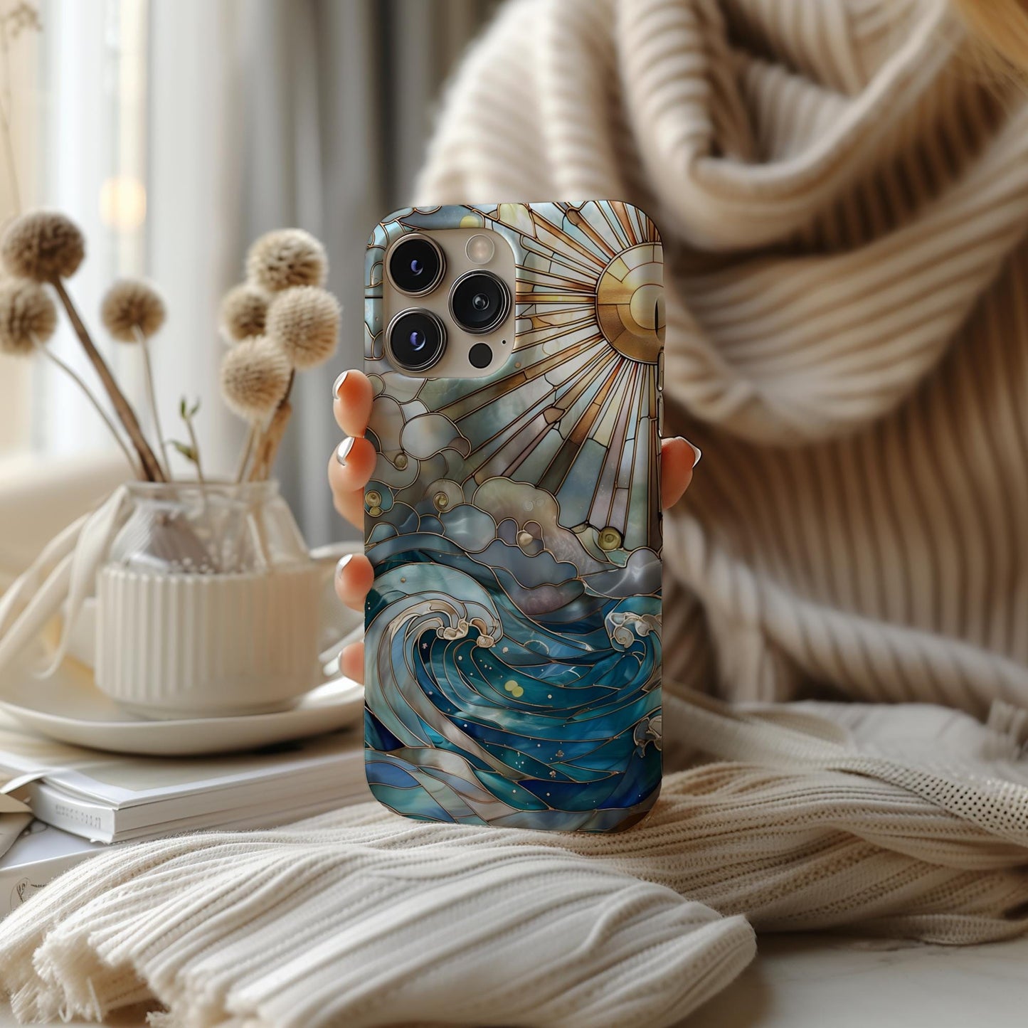 Vintage Ocean Stained Case