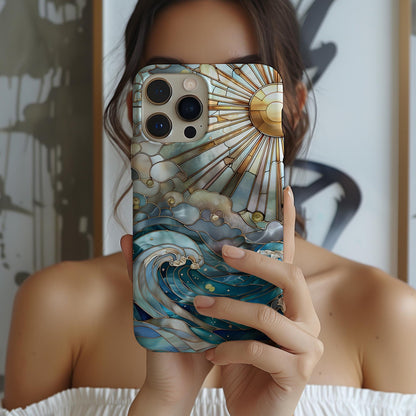 Vintage Ocean Stained Case