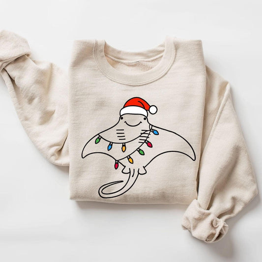 Christmas Manta Ray Sweater