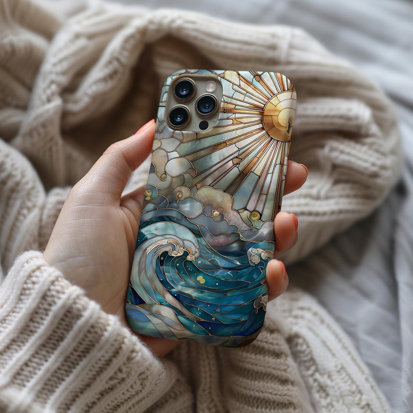 Vintage Ocean Stained Case