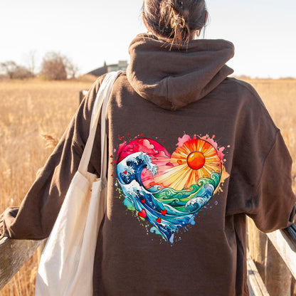 Heart Wave Hoodie